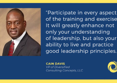 Teach Leadership Testimonial for Cain Davis, Vice President, Diversified Consulting Concepts, LLC