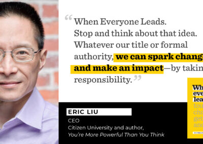 Eric Liu book endorsement graphic